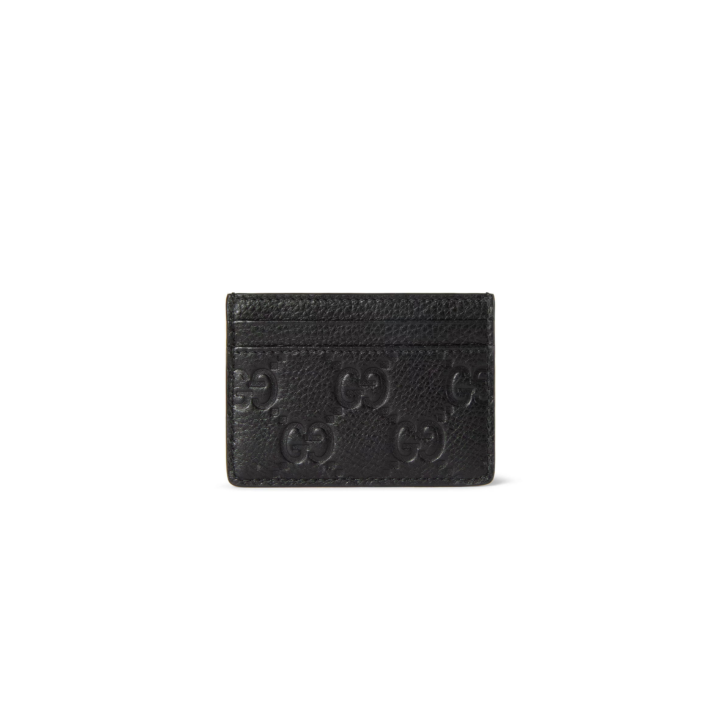 GUCCI GG EMBLEM CARD CASE 815883AAEEM1000 (10*7cm) GUCCI GG EMBLEM CARD CASE 815883AAEEM1000 (10*7cm)